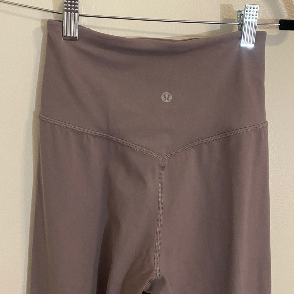 Lululemon Align Jogger 28" Vent Violet Verbena Taupe Open Slit Yoga size 2 - Picture 11 of 12